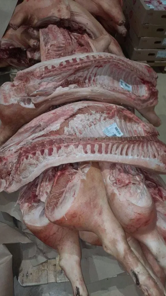 фотография продукта мясо свинины оптом в глубокой заморозке